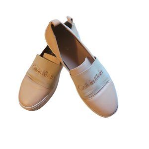 Calvin Klein Jacinta Leather Slip-on Sneakers